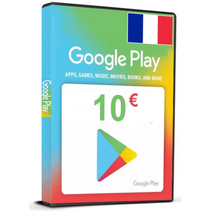 Google Play FR 10 EUR(France) Key Card