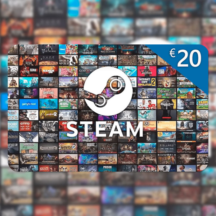 Steam Wallet Gift Card 20 EUR 