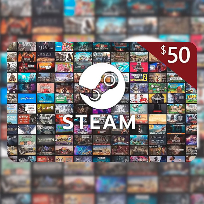 Steam Wallet Gift Card 50 EUR 